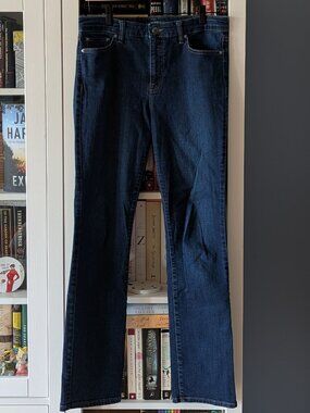 Ralph Lauren Straight Leg Jeans / Dark Wash / Size 8
